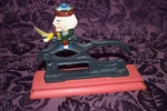Vintage 1970S Nut Cracker Cast Iron Wood Stand Revolutionary War Soldier Vg. Fixed Price $12.75.