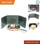 Space-saving Nonstick Splatter Guard, 10IN X 9IN Protect Your Kitchen. Fixed Price $24.65.
