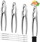 Seafood Set: 8 Pcs Crab Crackers, Lobster Tools, Nut & Forks. Fixed Price $13.99.