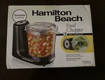Hamilton Beach 3-CUP Food Chopper, Black *new In Box*. Fixed Price $19.90.
