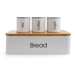 Megachef MG-318 Kitchen Food Storage And Organization 4 Piece Canister Set In. Fixed Price $59.46.