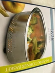 Rsvp Int'l Endurance Kitchen Strainer, Corner Basket, Steel Colander. Fixed Price $37.99.