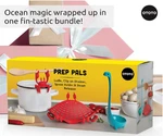 Ototo Prep Pals Bundle Red Nessie Ladle Crabby Strainer Kitchen Set. Fixed Price $54.99.
