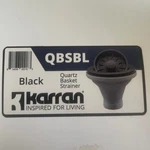 Karran Kitchen Sink Basket Strainer Black - New Box. Fixed Price $20.00.