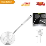 Ergonomic Stainless Steel Cooking Strainer With Long Handle Comfort & Safety. Fixed Price $15.99.
