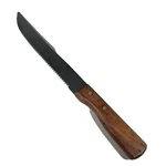 Tramontina Inox Knife 8" Blade Full Tang Wood Handle Stainless Bread Vtg. Fixed Price $6.88.
