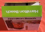 Hamilton Beach 3 Cup Food Chopper Ensemble Black 200W Stainless Steel Blade. Fixed Price $22.95.