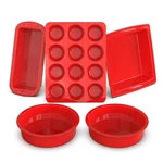 Silivo 5-PIECE Silicone Baking Pans Sets Nonstick Bakeware With. Fixed Price $46.73.