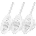 Hqleshui 3 Piece 100 200 400 Plastic Sieve Fine Mesh, White. Fixed Price $13.29.