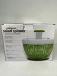 Farberware Large Pump Activated Salad Spinner - 6.65 Qt With Clear Bowl. Fixed Price $24.99.
