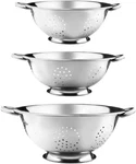 Ybm Home Colander Stainl Steel Set With Heavy Duty Handles Strainer. Fixed Price $48.87.