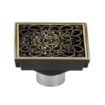 Kingston Brass BSF9771 Watercourse 4"W Scroll Square Shower Drain -. Fixed Price $165.72.
