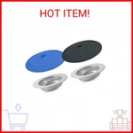 Seatery 4PCS Kitchen Sink Strainer Stopper Kit, Universal Silicone Drain Pl. Fixed Price $21.05.