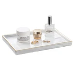 Shinowa Ceramic Vanity Tray, Bathroom Counter Marble Finish Perfume Tray.... Fixed Price $33.63.