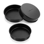 P&p Chef 9.5" Round Pan Set Of 3 Non-stick Tins For Tier Cakes Oven Safe. Fixed Price $48.31.