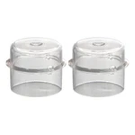 Muloo 2PIECES 100ML Measuring Cup Lid Dosing Sealing The Picture Shows. Fixed Price $12.99.