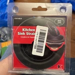 New Plumb Pak K5414BLK Keeney Stainless Steel Kitchen Sink Strainer. Fixed Price $10.99.