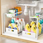Vusign Under Kitchen Sink 2 Tier, Pull Out Bathroom Organizers.... Fixed Price $27.83.