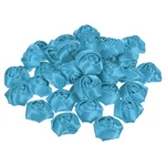 Patikil 1.6" Satin Ribbon Roses, 20 Pack Artificial Flowers 4CM, Blue. Fixed Price $17.99.