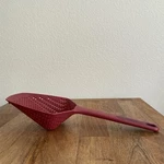 Joseph Colander Strainer Spoon Scooper Red 13 Slotted. Fixed Price $14.99.