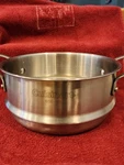 Cuisinart Stainless Steel 7.5" Steamer Insert / Strainer Dual Handles 6116-18S. Fixed Price $29.99.