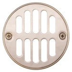 Westbrass 3 4 Inch Satin Nickel Shower Strainer Grid Drain Cover With Crown.... Fixed Price $31.99.