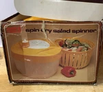 Salad Spinner Cook Tools Dry 1983 Original Box Yellow. Fixed Price $7.00.