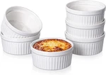 Delling Ramekins 12 Oz Oven Safe Set Of 6, Porcelain Souffle Dish For Baking .... Fixed Price $37.10.