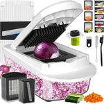 8 Blade ALL-IN-1 Vegetable Chopper Mandoline Slicer With Container, Food Chop.... Fixed Price $33.15.