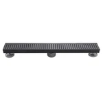 Design House 542811 24" Pattern Grate Linear Shower Drain - Black. Fixed Price $129.96.