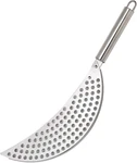 Pan Pot Strainer With Handle Stainless Steel Held Crescent Drainer For Spag. Fixed Price $10.33.