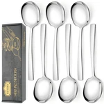 6 Piece Stainless Steel Serving Set Large Spoons, 9.2-INCH, Dishwa.... Fixed Price $30.46.