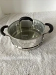 Cuisinart 54116-18S Steamer Insert With Side Handles Fits 7" Pot / Glass Top. Fixed Price $35.00.
