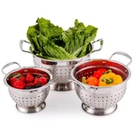 Ovente Premium Stainless Steel Colander Set Of 3 Deep Kitchen Strainer, 1.5, .... Fixed Price $83.62.