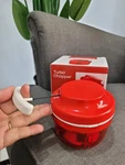 Tupperware Prep Chef Time Savers Hand-held Turbo Chopper White Red. Fixed Price $45.00.