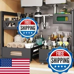 Biboraya 2 Pack 17IN-DEPTH Under Sink Organizerpull Out Cabinet. Fixed Price $89.98.