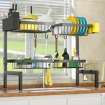 Snslxh 2-TIER 4 Baskets Over The Sink Dish Drying Rack. Fixed Price $38.00.