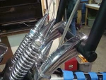 2 Dna Springer Chrome Top Spike Nuts Upper Chopper Bobber Custom Hd. Fixed Price $34.26.
