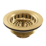 Kingston Brass K212BB Tacoma Spin And Seal Sink Basket Strainer, Brushed. Fixed Price $37.88.