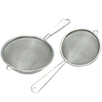 Chef Craft Basic Mesh Strainer, 3 And 4 Inch, 2 Piece Set, Stainless Steel. Fixed Price $11.99.