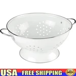 Stainless Steel Colander Kitchen Strainer Food Prep Bowl Durable Metal Essential. Fixed Price $43.54.