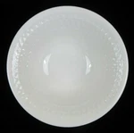 Oneida Sakura Basket Weave Pattern White Fruit Dessert Sauce Bowl 6 1/4". Fixed Price $6.00.