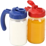 2 Pack Wide Mouth Mason Jar Lids With Handle Airtight Leak-proof Seal Silicone. Fixed Price $20.56.