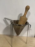 Norpro Chinois Strainer With Stand & Pestle. Fixed Price $59.61.