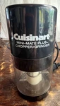 Cuisinart Mini-mate Plus Chopper Grinder 2-SETTINGS Model MM-2M Black-tested. Fixed Price $24.00.