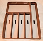 Madesmart Classic Large Silverware Tray Granite, 6-COMPARTMENTS, Bpa-free. Fixed Price $17.99.