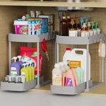 Ukeetap 2 Pack Multi-purpose Pull-out Storage Organizers, Under Sink Organize.... Fixed Price $28.09.
