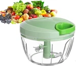 Vegetable Chopper Manual Food With Container, Hand Pull String Veggie Cu. Fixed Price $13.47.
