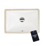 Nantucket Sinks UM-16X11-W, White Undermount Bathroom 16" 11". Fixed Price $156.28.