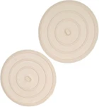 Handy Housewares Rubber Flat Suction Sink 1 Set (2 Stoppers), Cream. Fixed Price $12.99.